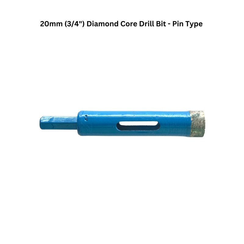 20mm (3/4") Diamond Core Drill Bit - Pin Type 20mm (3/4") Diamond Core Drill Bit - Pin Type