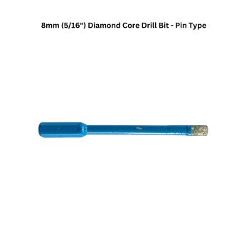 8mm (5/16") Diamond Core Drill Bit - Pin Type 8mm (5/16") Diamond Core Drill Bit - Pin Type