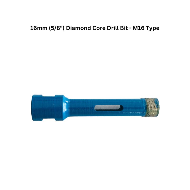 16mm (5/8") Diamond Core Drill Bit - M16 Type 16mm (5/8") Diamond Core Drill Bit - M16 Type