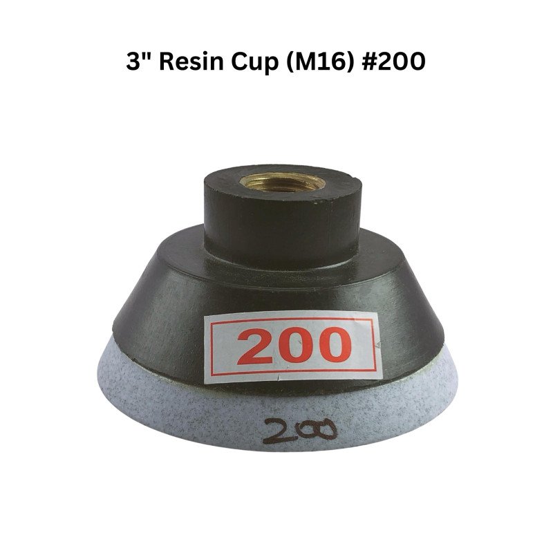 3" Resin Cup (M16) #200 3" Resin Cup (M16) #200