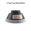 3" Resin Cup (M16) #50/60 3" Resin Cup (M16) #50/60