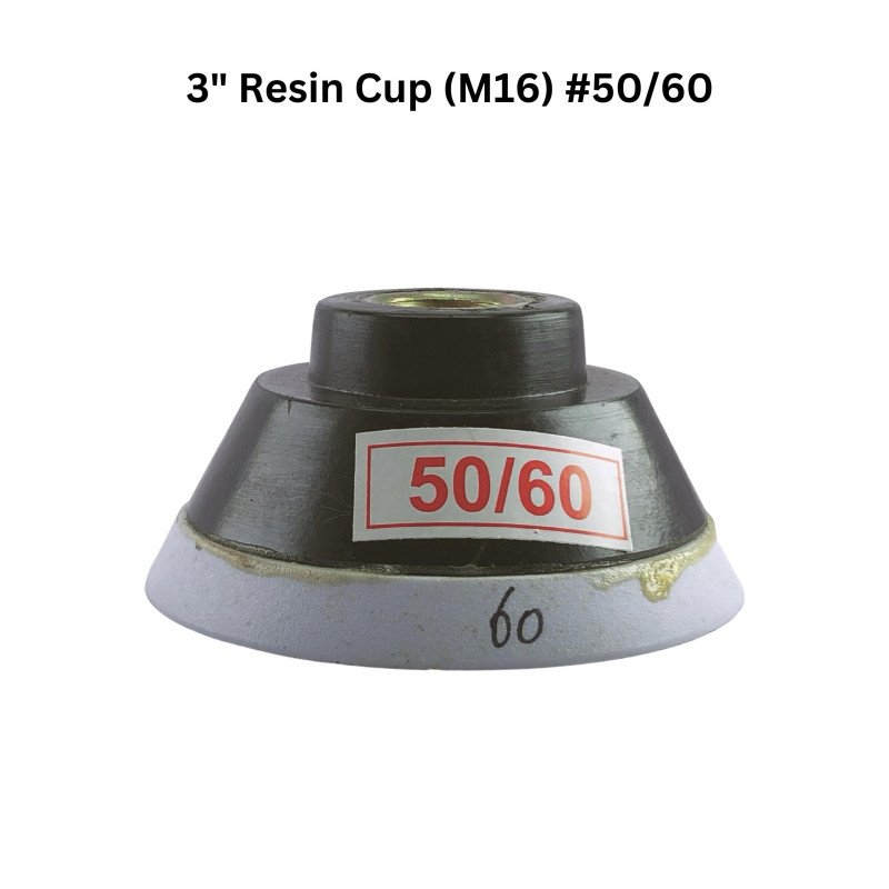 3" Resin Cup (M16) #50/60 3" Resin Cup (M16) #50/60