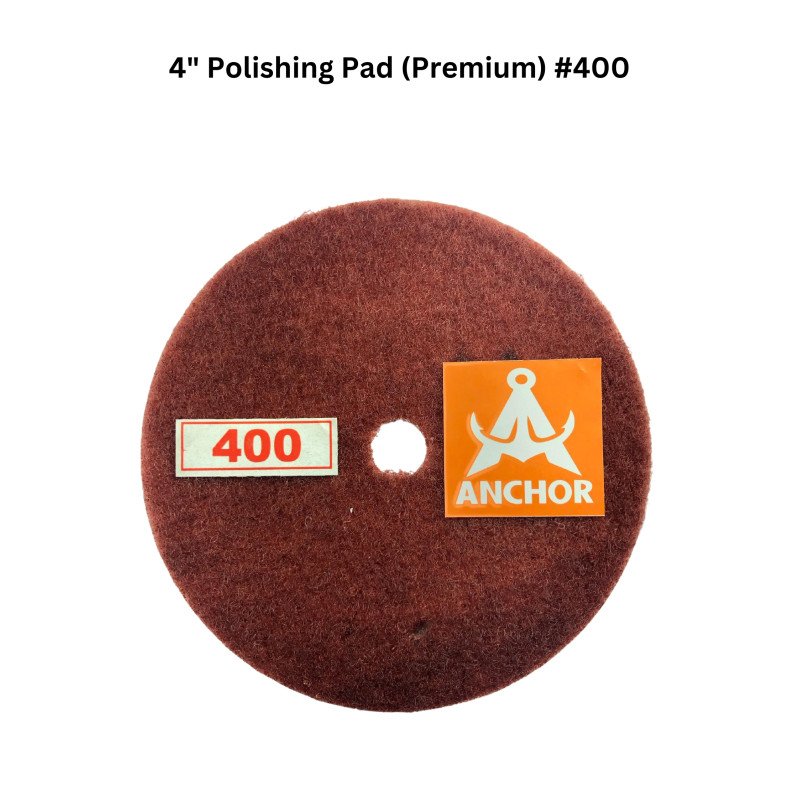 4" Polishing Pad (Premium) #400 4" Polishing Pad (Premium) #400