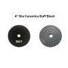 4" Dia Ceramica Buff Black 4" Dia Ceramica Buff Black