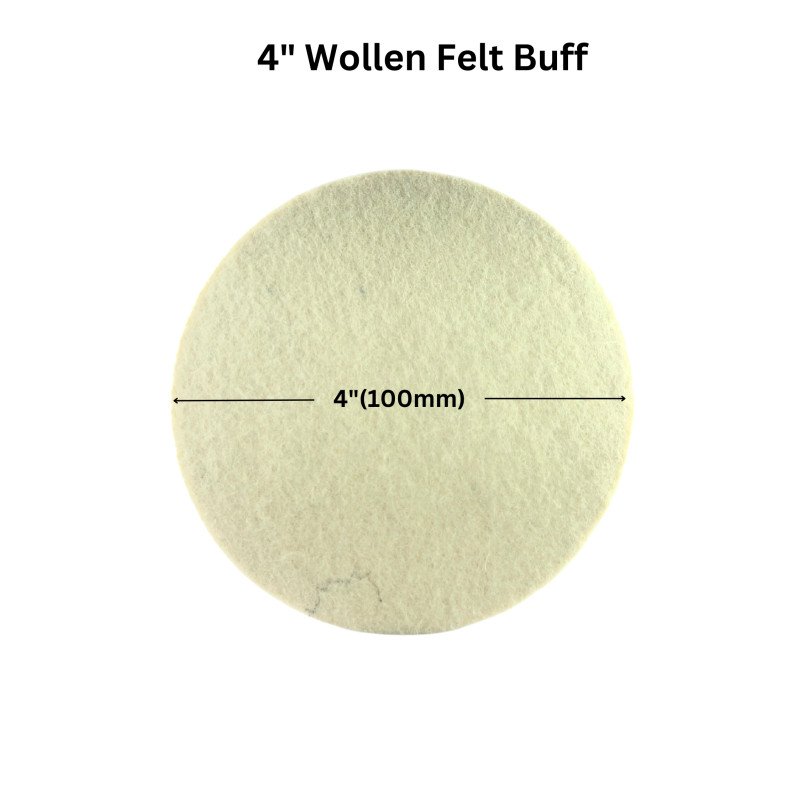 4"x12mm Wollen Felt Buff